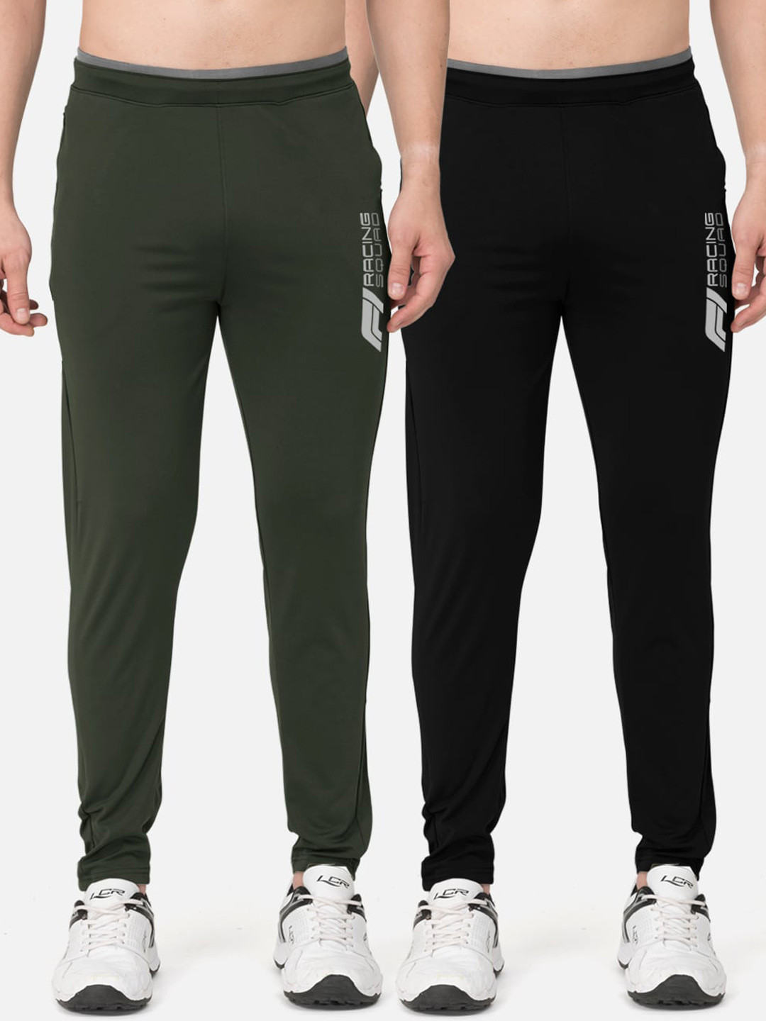 Buy BULLMER Men Pack Of 2 Slim Fit Track Pants - Track Pants for Men 21026638 | Myntra