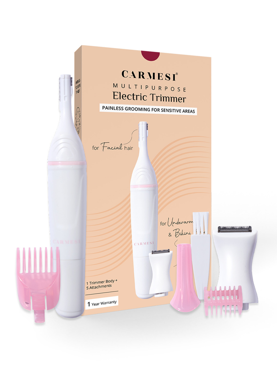 Buy CARMESI Multipurpose Electric Trimmer With 5 Attachments Trimmer