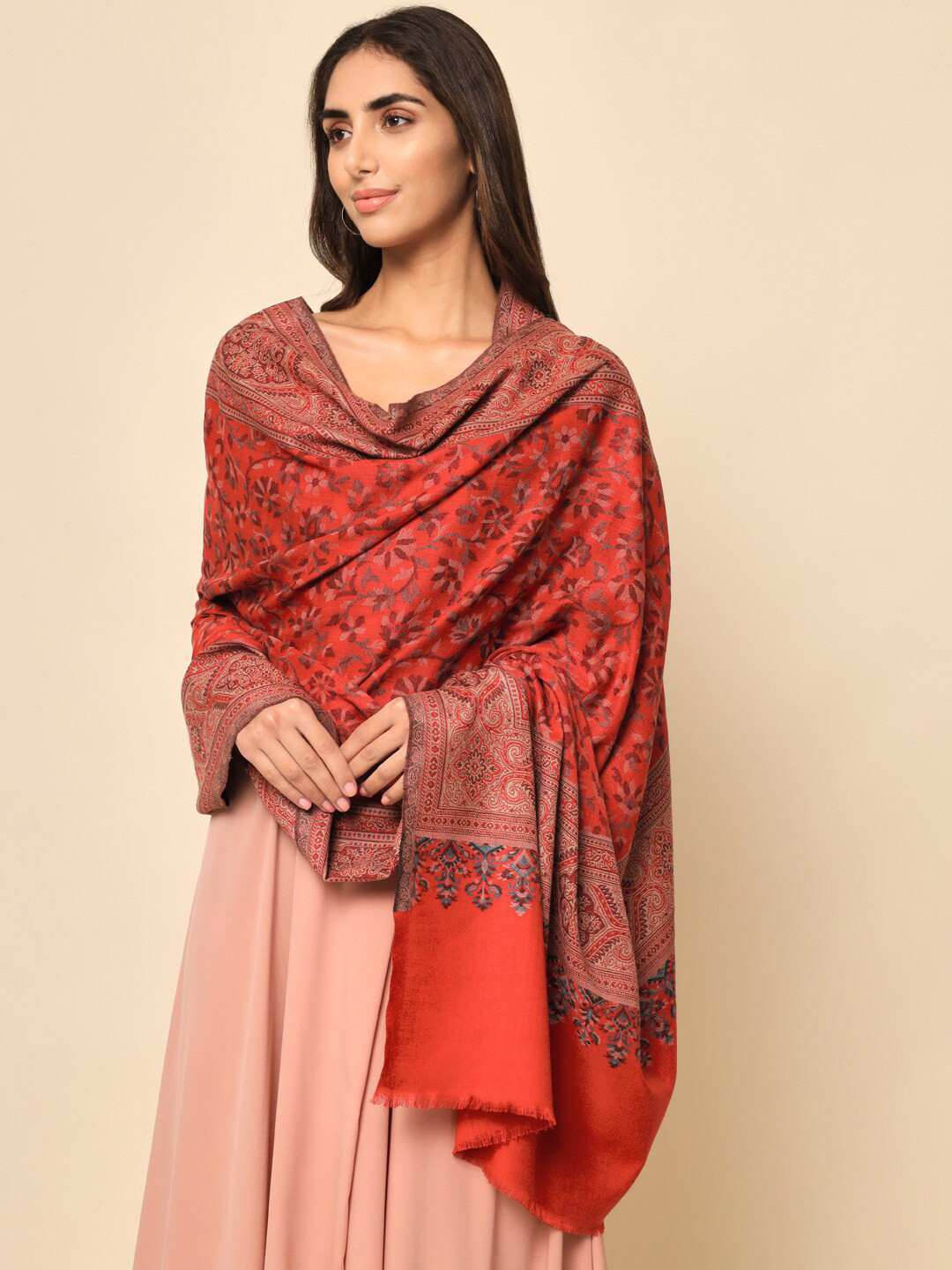 ladies shawl design