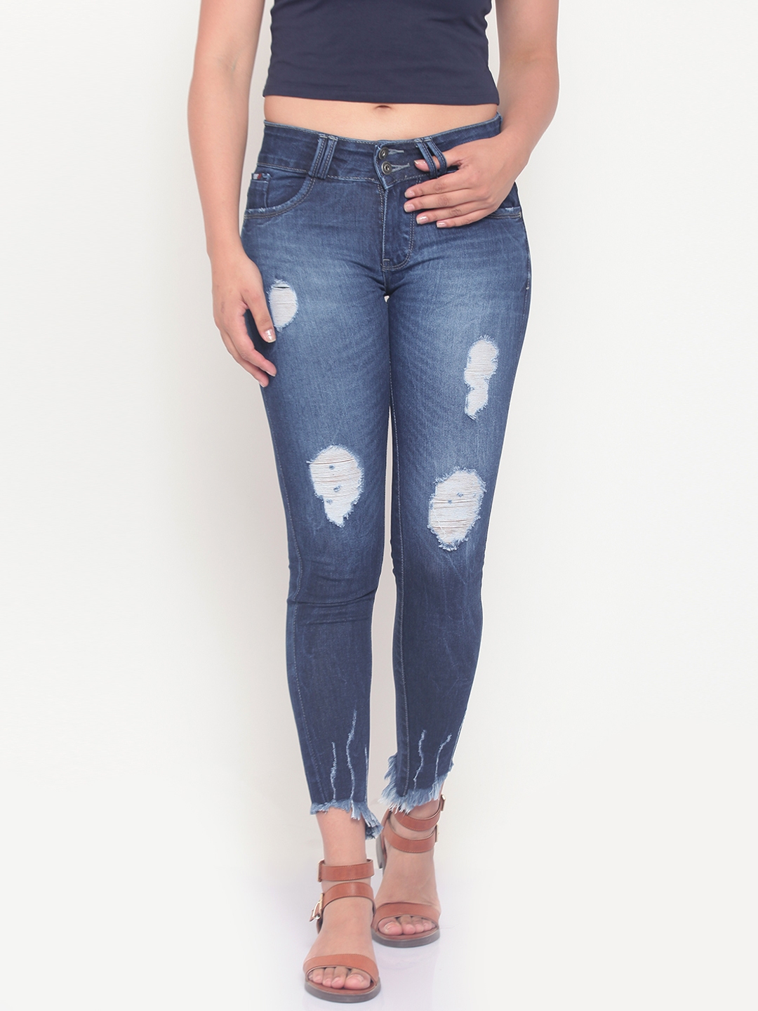 women's jeans jeggings on myntra