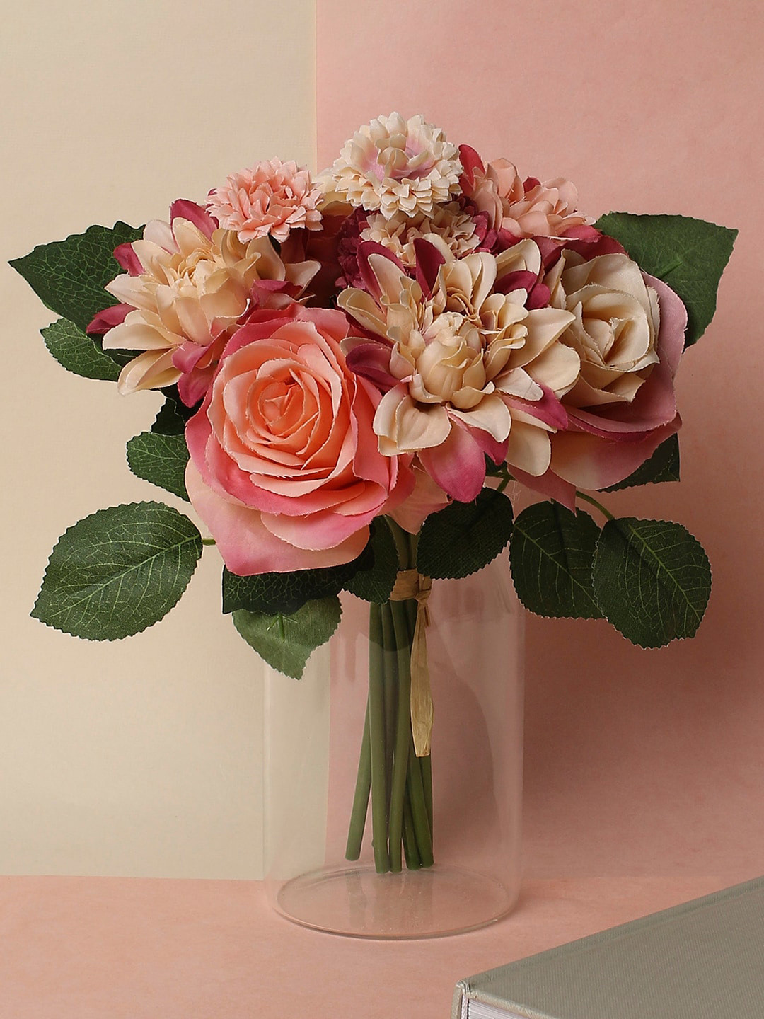 Buy Bonhomie Faux Decorative Flower Bouquet Artificial Flowers And