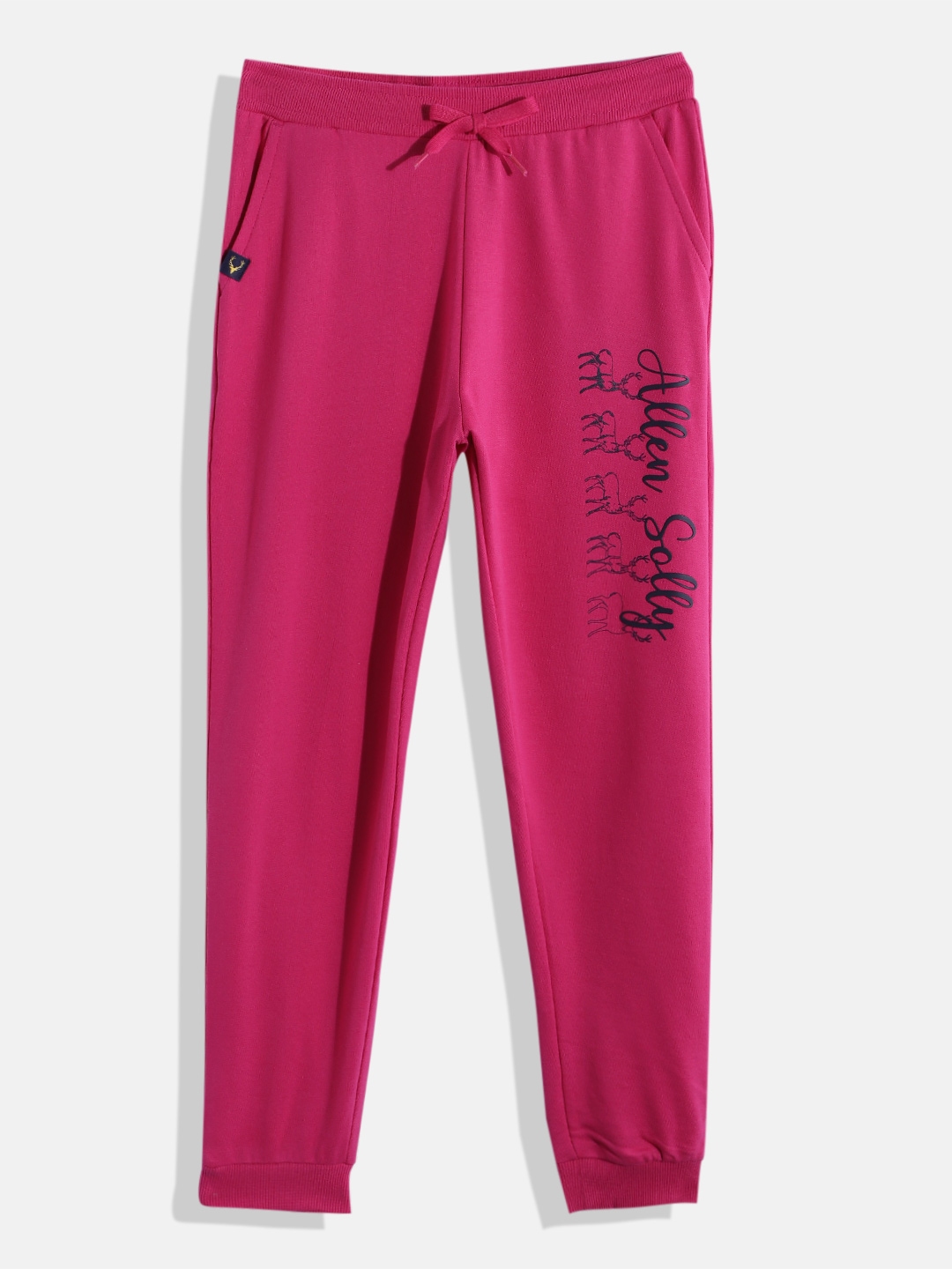 Buy Allen Solly Junior Girls Brand Logo Print Detail Joggers - Track ...