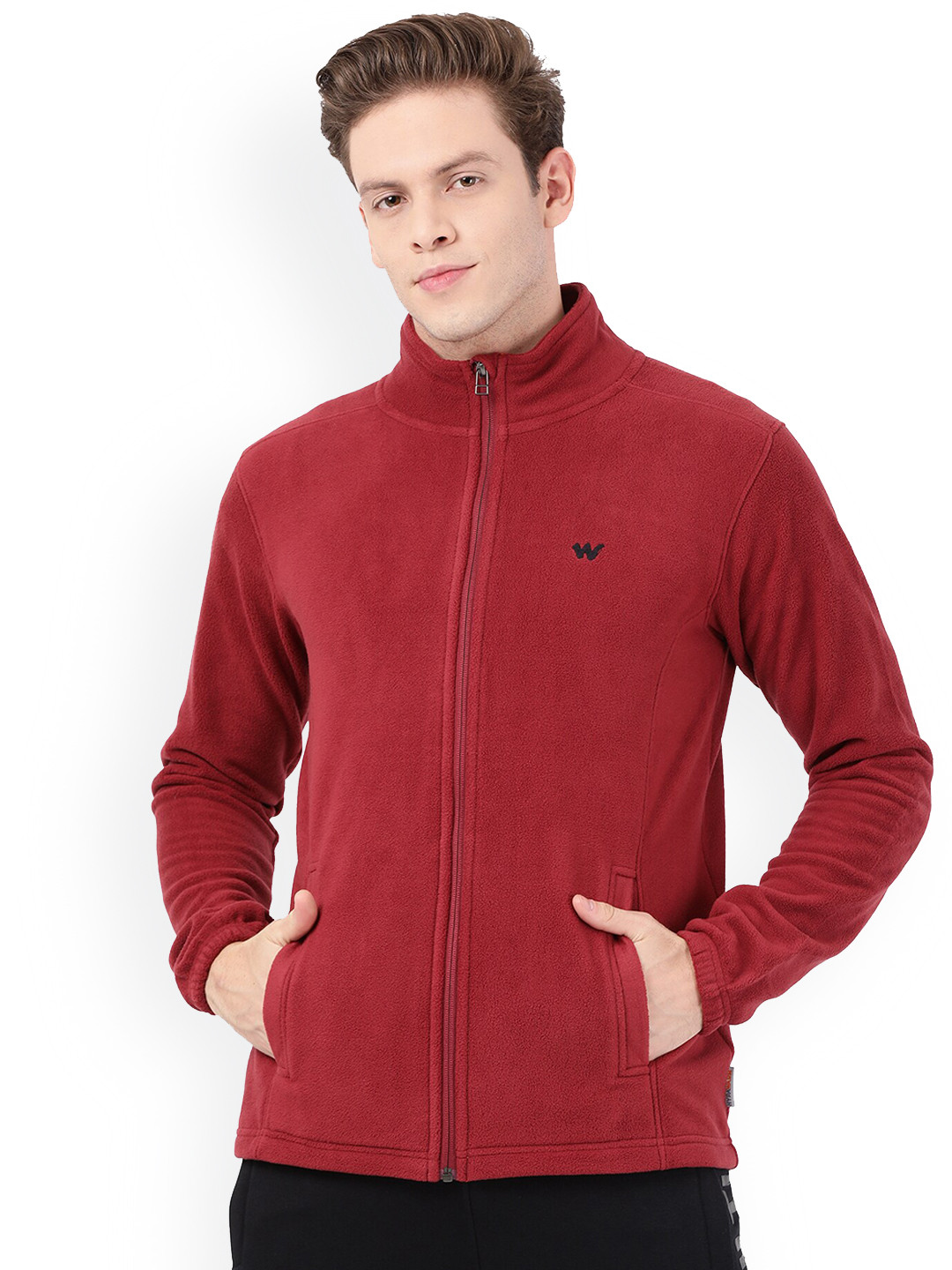 Buy Wildcraft Men Fleece Water Resistant Bomber Jacket Jackets for