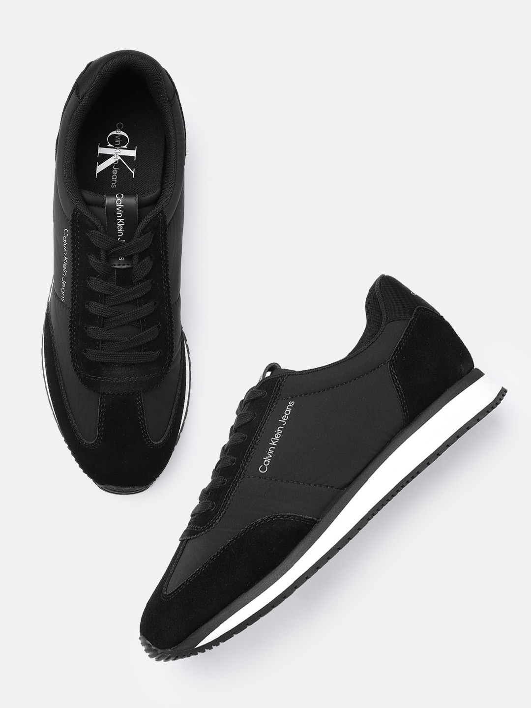 Buy Calvin Klein Jeans Men Retro Suede Sneakers Casual Shoes for Men