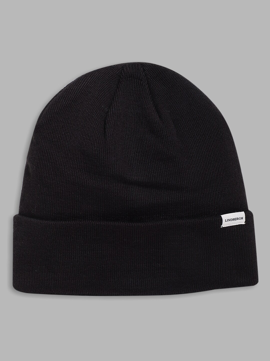 Buy LINDBERGH Men Black Beanie Caps for Men 21045646 Myntra