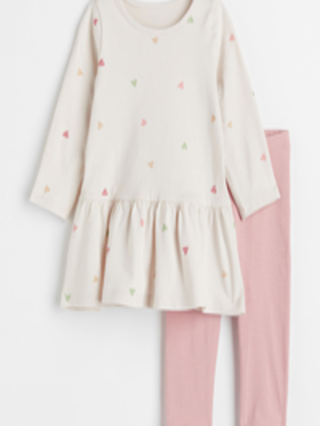 Buy H&M Girls 2 Piece Cotton Set - Clothing Set for Girls 21066096 | Myntra