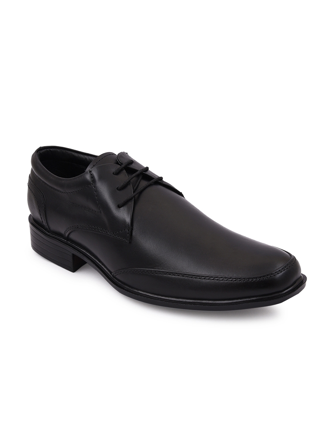 Buy Bacca Bucci Men Black Leather Formal Shoes - Formal Shoes for Men ...