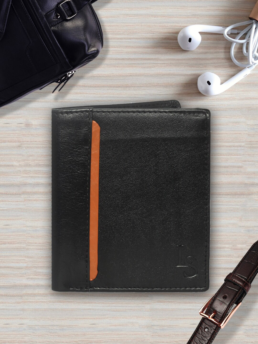 Buy LOUIS STITCH Men Textured Leather Two Fold Wallet Wallets for Men