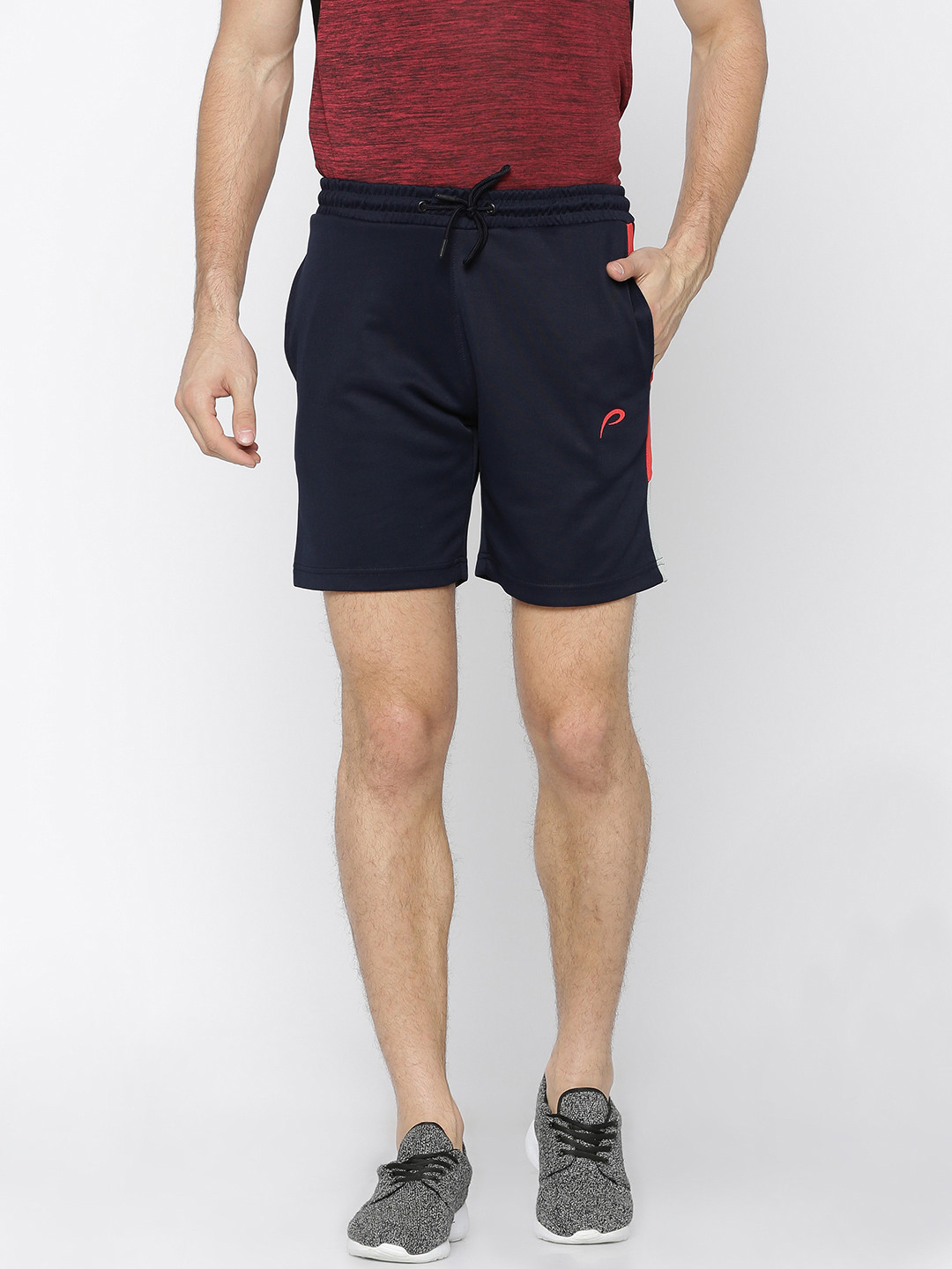 Buy Proline Active Men Navy Blue Solid Sports Shorts Shorts for Men