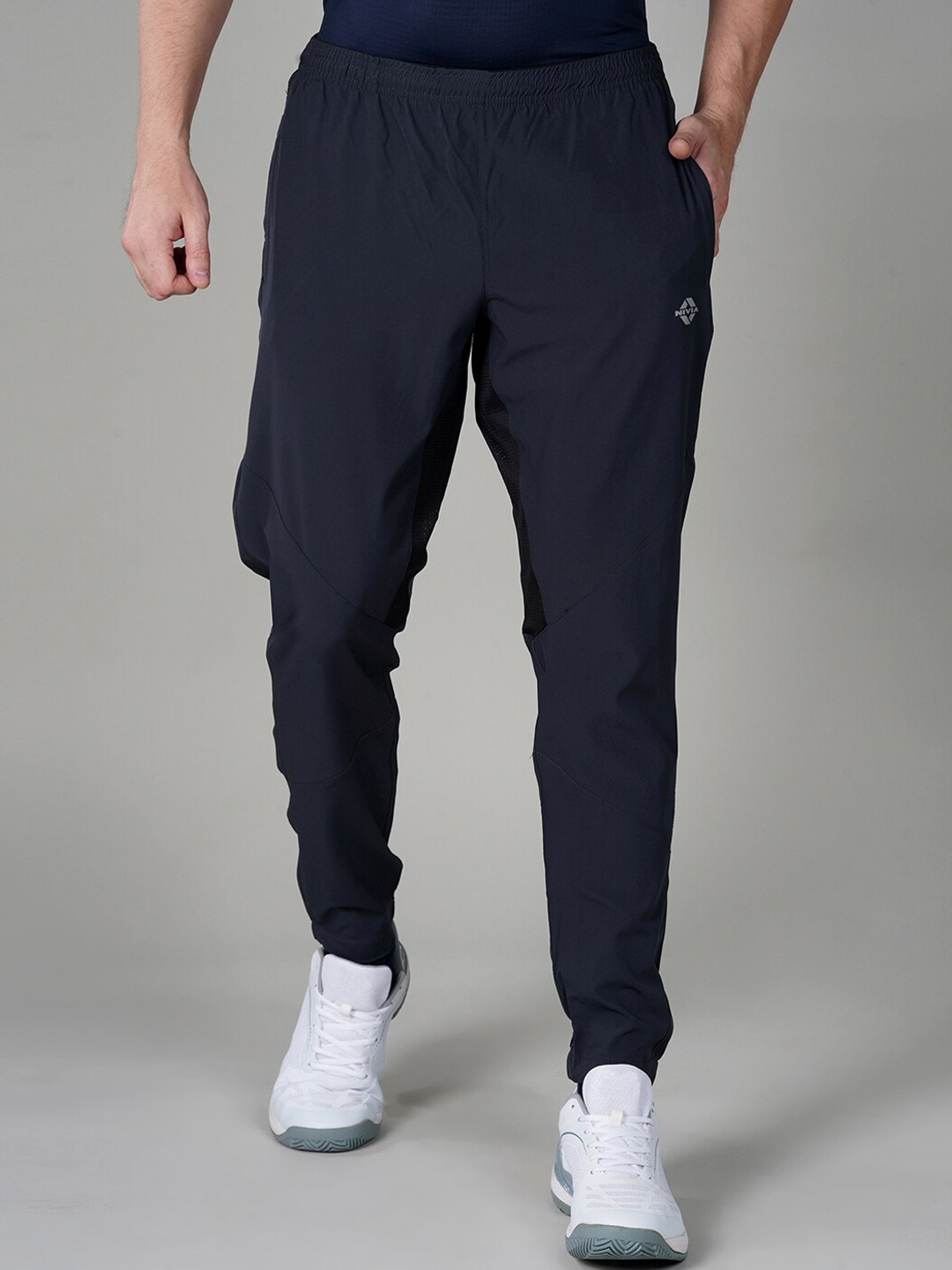 Buy NIVIA Aqua 3 Men Brand Logo Printed Slim Fit Joggers Track Pants