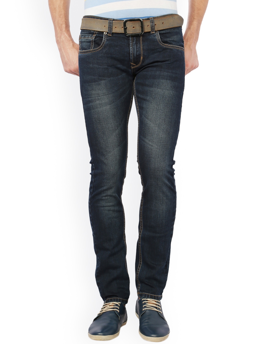 peter england black jeans