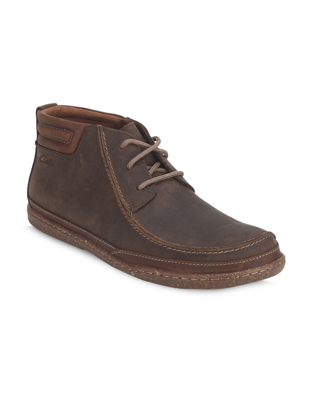 clarks brown casual shoes