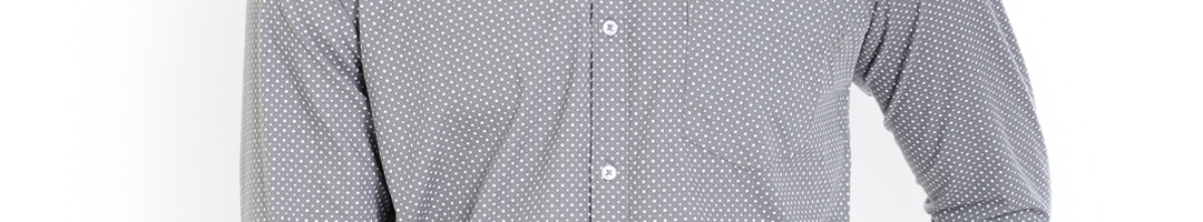 Buy ROCX Men Grey Comfort Slim Fit Printed Casual Shirt - Shirts for ...