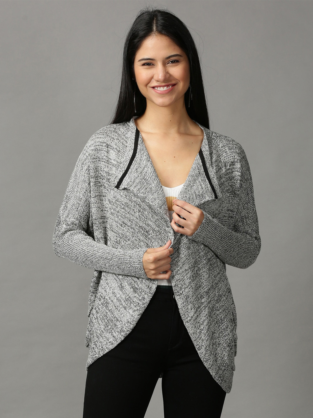 Buy SHOWOFF Women Wool Shrug Shrug for Women 21093662 Myntra