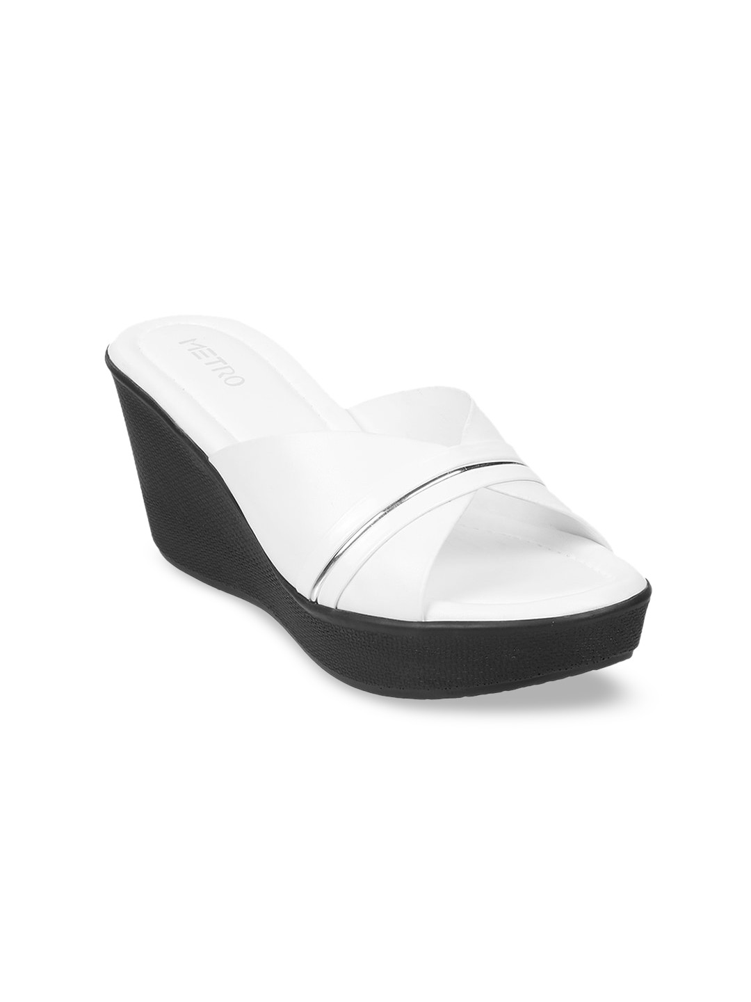 Buy Metro Open Toe Wedge Heels Heels for Women 21106174 Myntra
