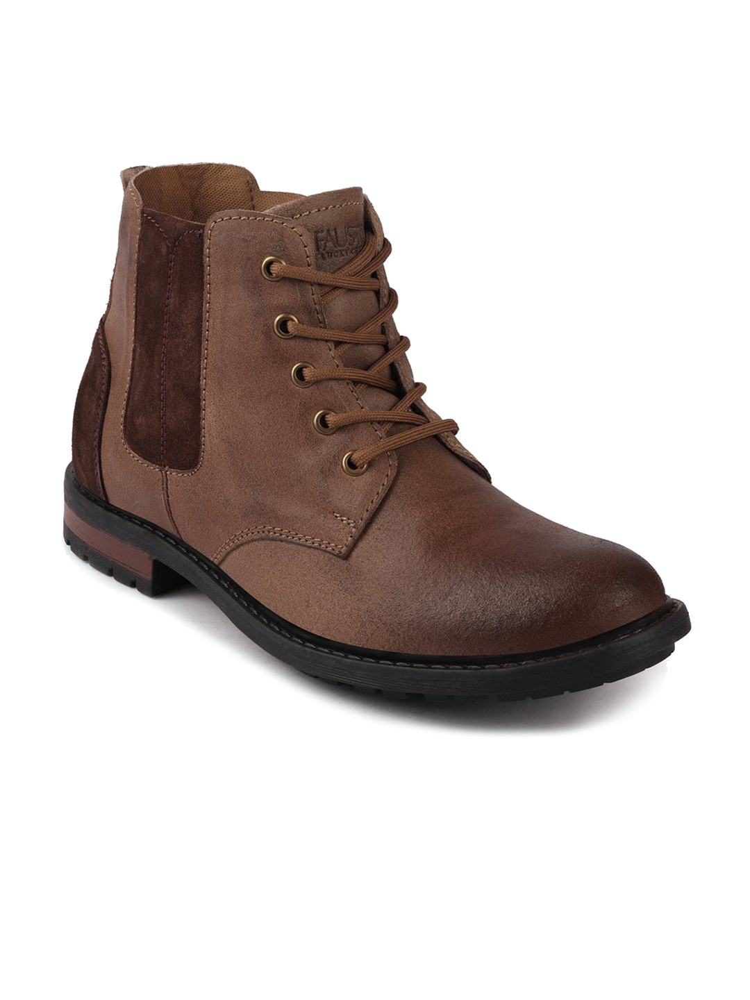 Buy Fausto Lace Up Chelsea Boots Boots for Men 21106406 Myntra