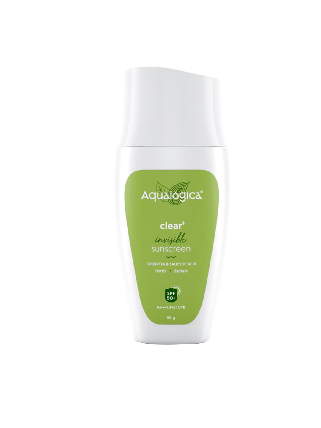 Buy Aqualogica Clear+ Invisible SPF 50+ Sunscreen With Green Tea