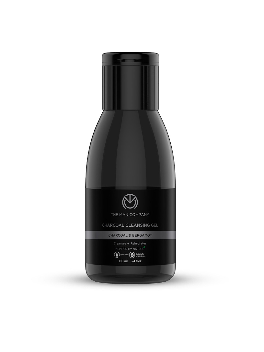 Buy THE MAN COMPANY Black Pepper & Bergamot Charcoal Cleansing Gel 100 Ml Face Wash And