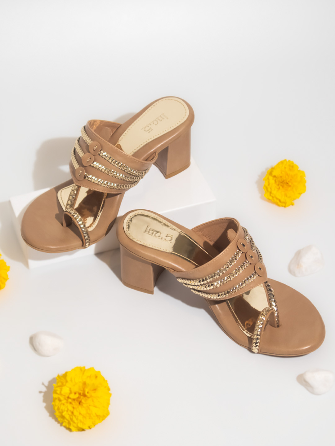 ethnic sandals heels