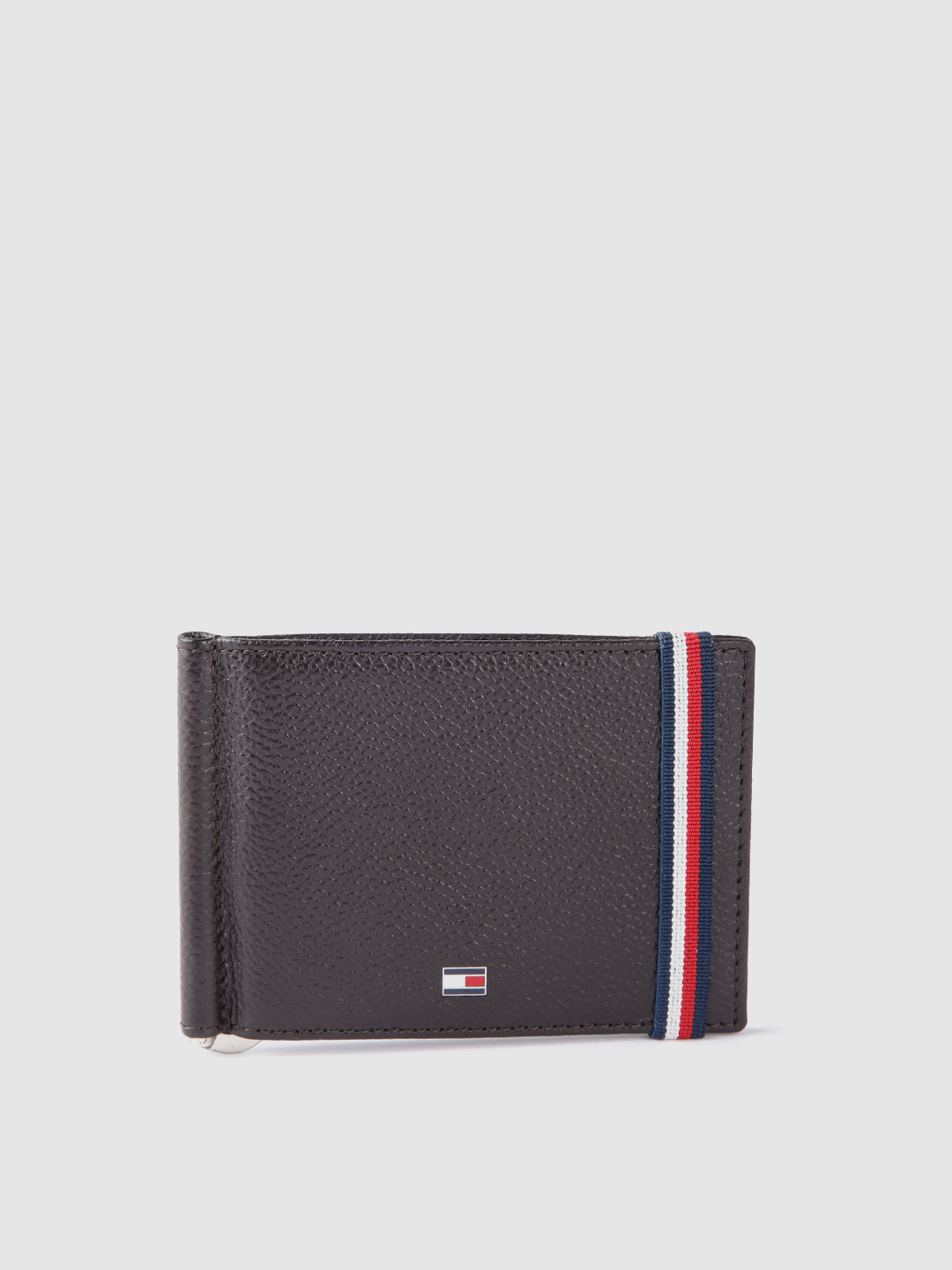 Buy Tommy Hilfiger Men Textured Leather Money Clip Wallets for Men