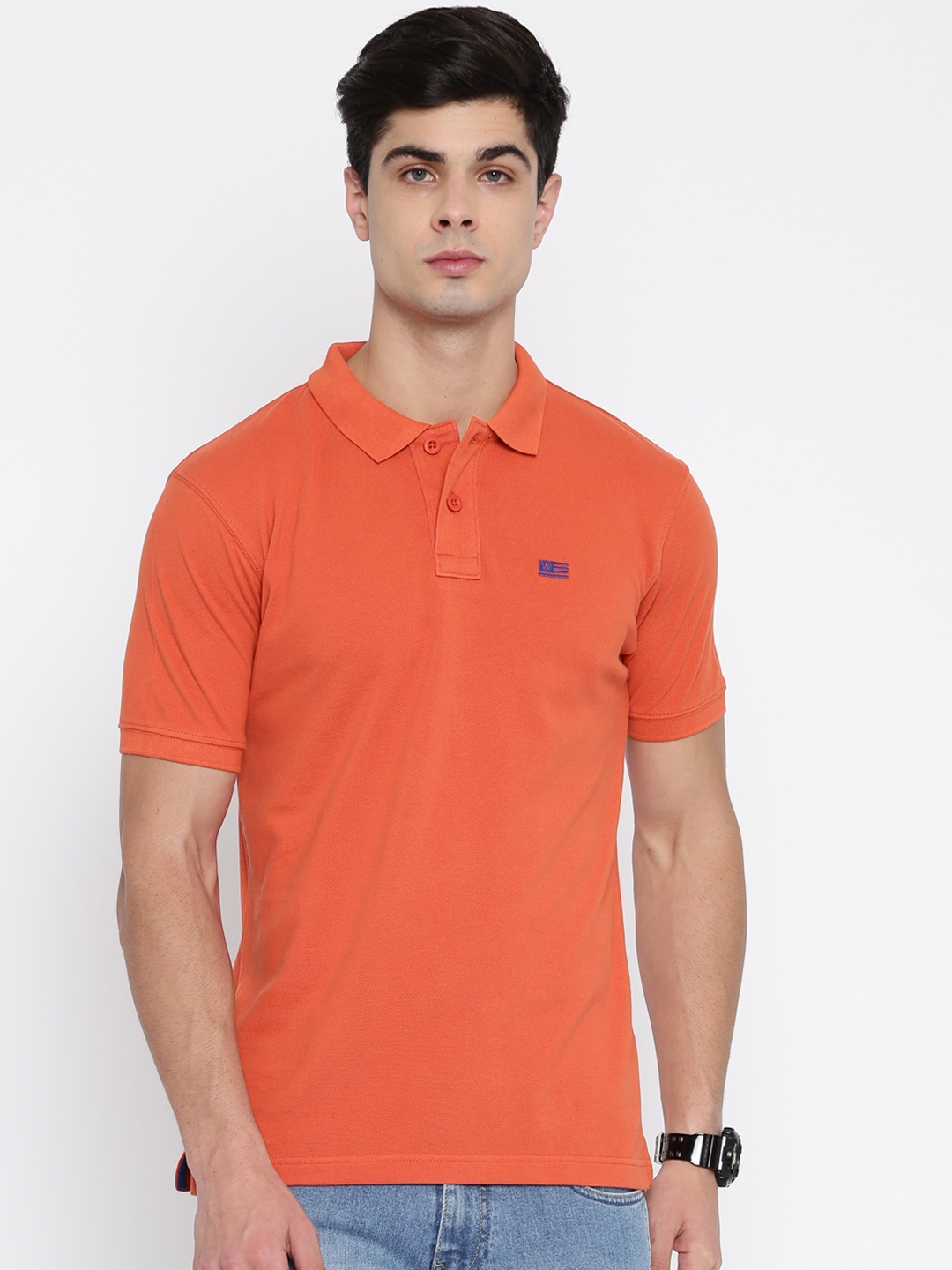 wrangler collar t shirt