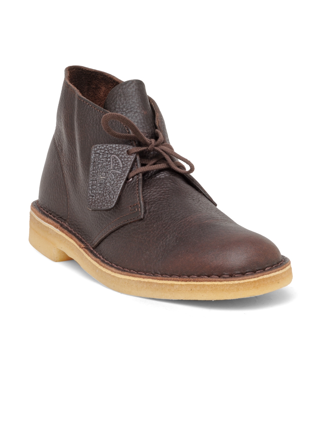 clarks boots mens brown