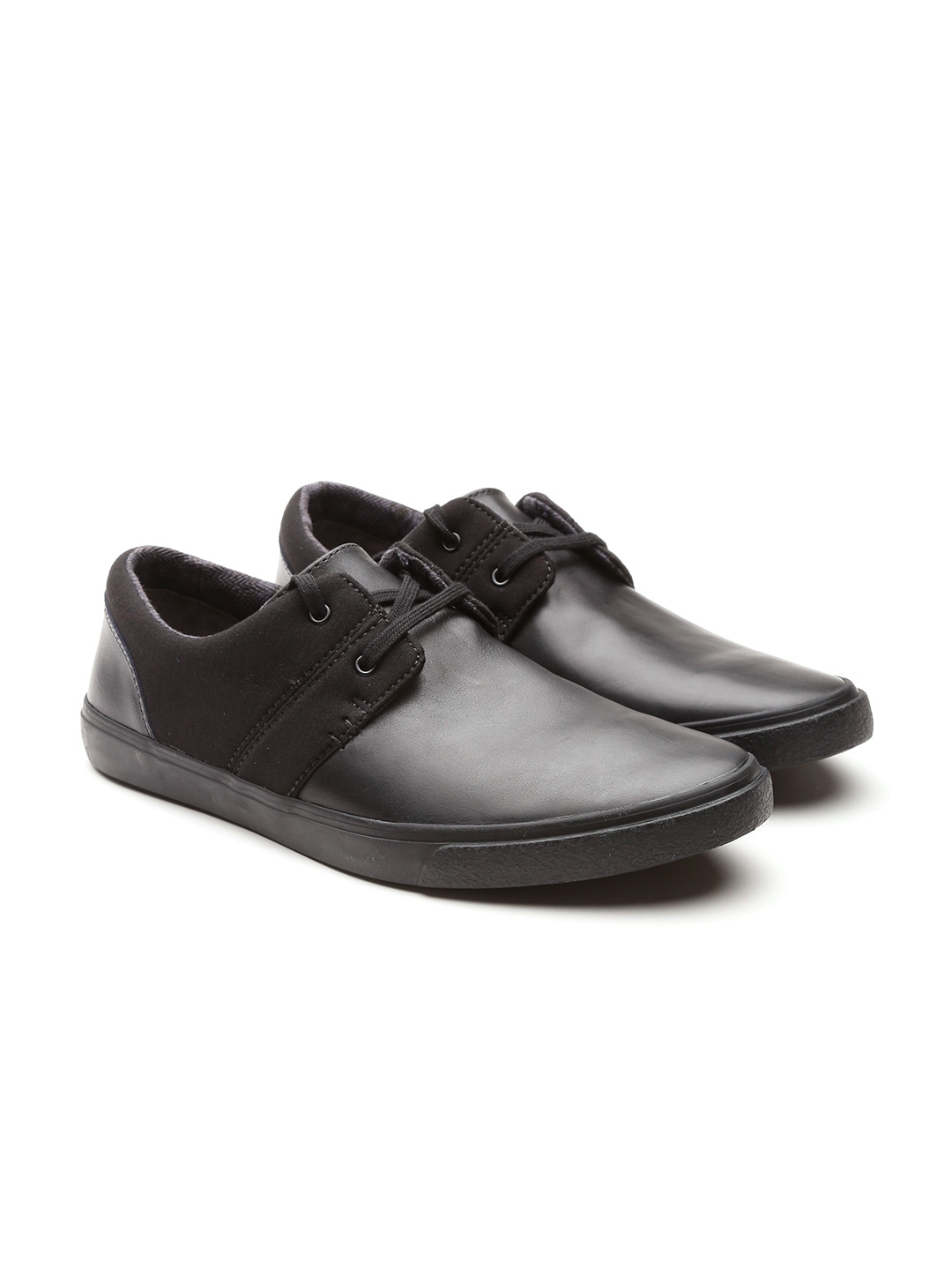 clarks mens black leather shoes