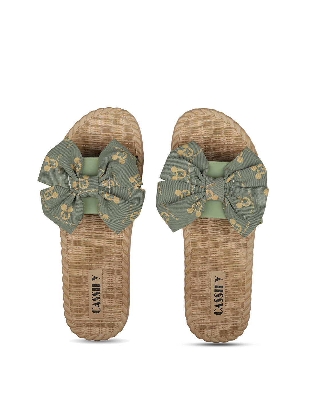 Buy CASSIEY Women Printed Rubber Sliders Flip Flops for Women