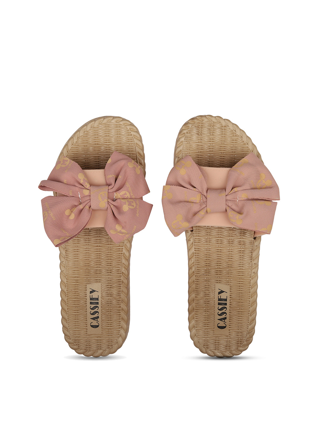 Buy CASSIEY Women Printed Rubber Sliders Flip Flops for Women