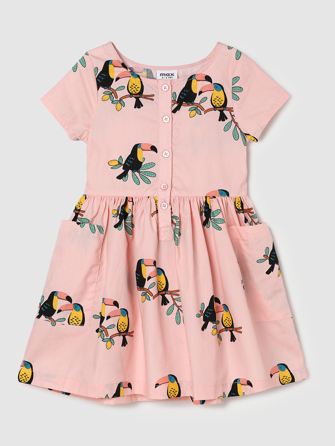 Buy Max Fit & Flare Cotton Dress Dresses for Girls 21176300 Myntra