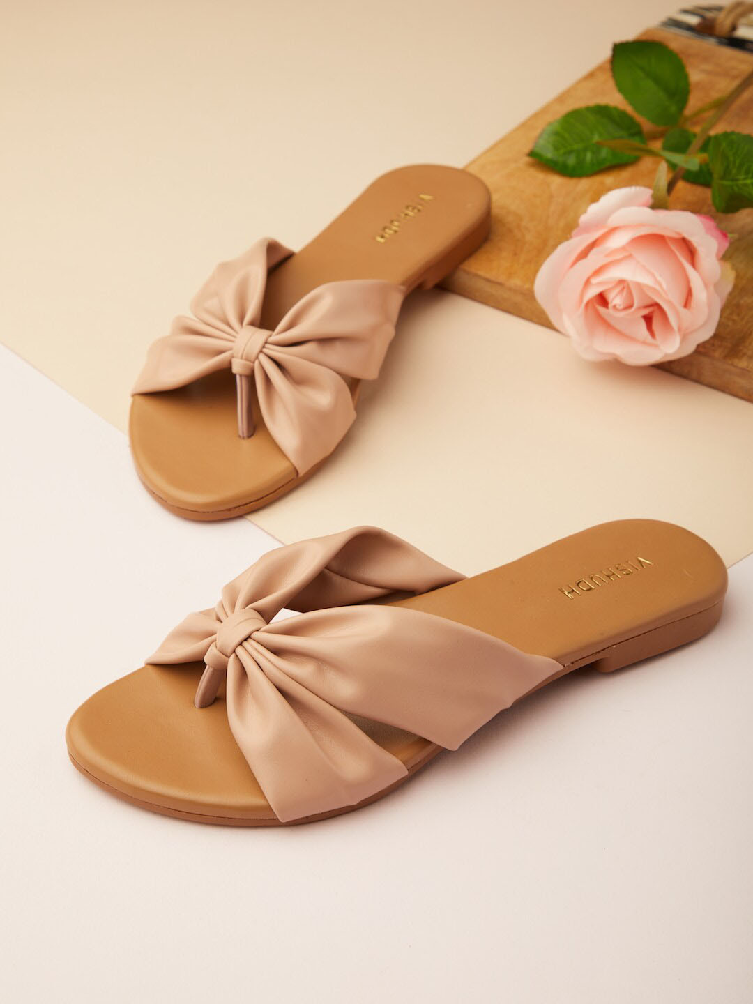 open toe flats women