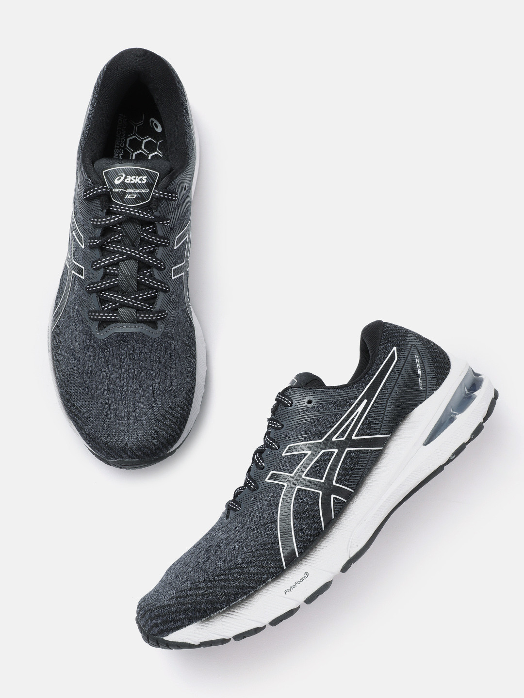 Buy ASICS Men Woven Design GT 2000 10 Running Shoes Sports Shoes for