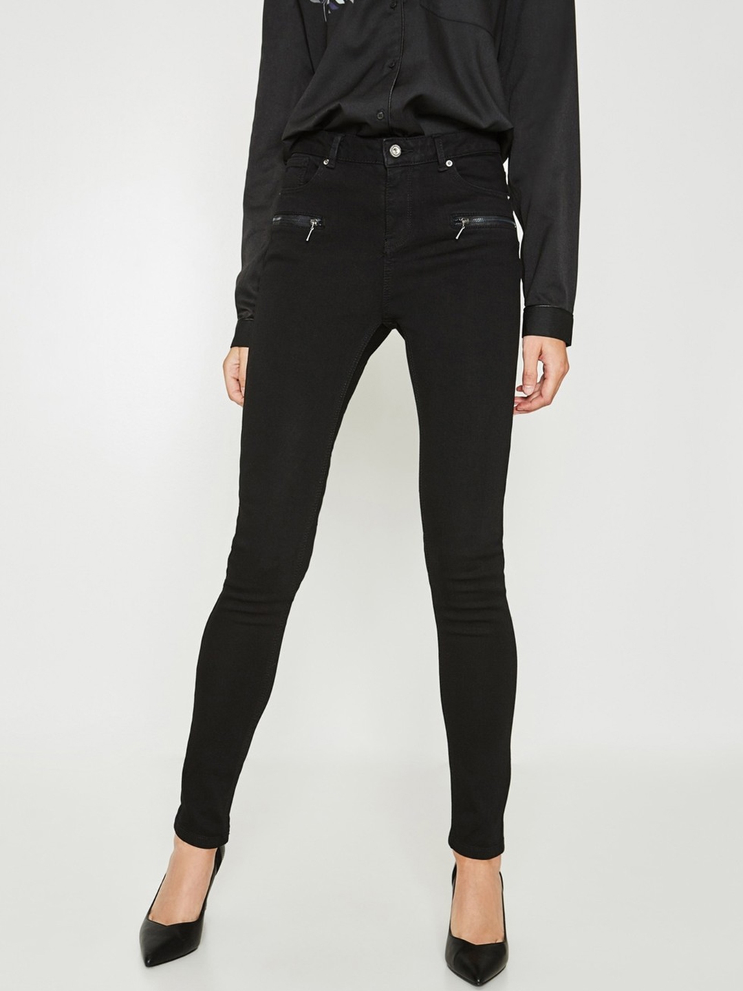 black jeans for women myntra