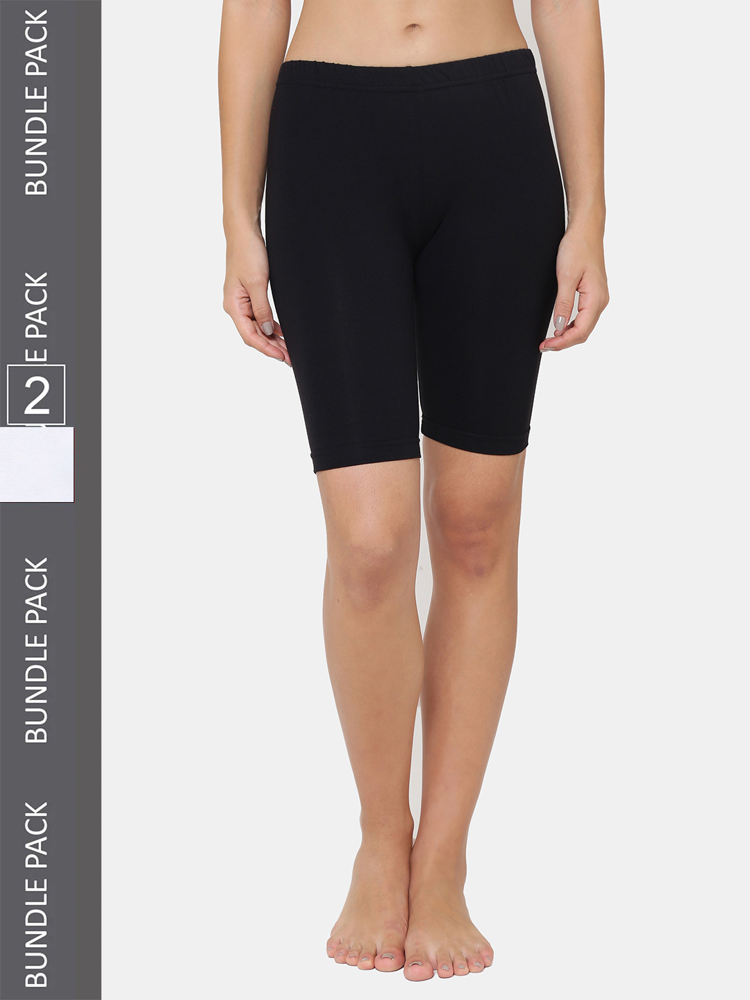 Buy Leading Lady Women Cotton Pack Of 2 High Rise Lounge Shorts Lounge Shorts for Women