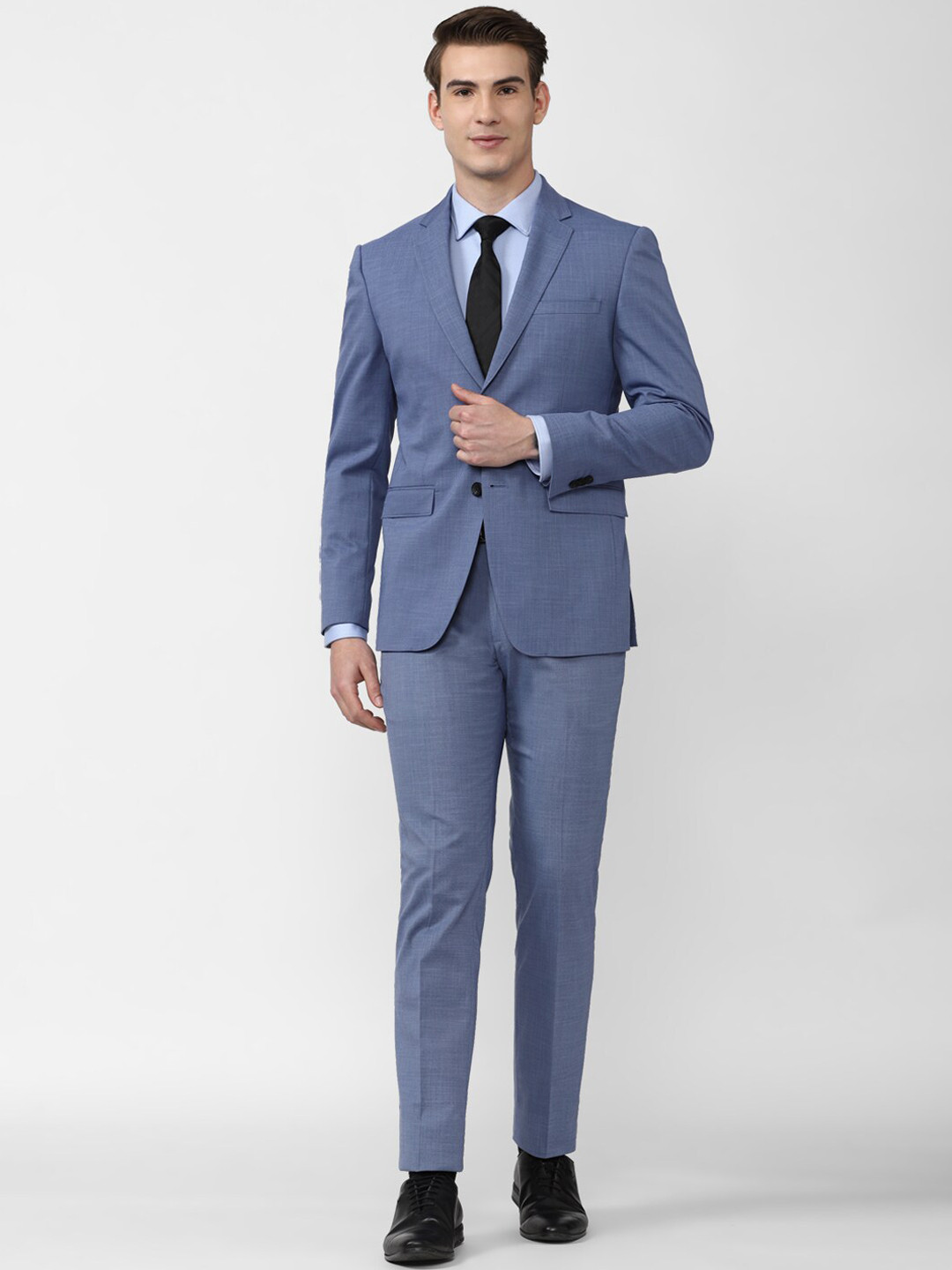 Buy Peter England Elite Men Single Breasted Super Slim Fit Two Piece ...