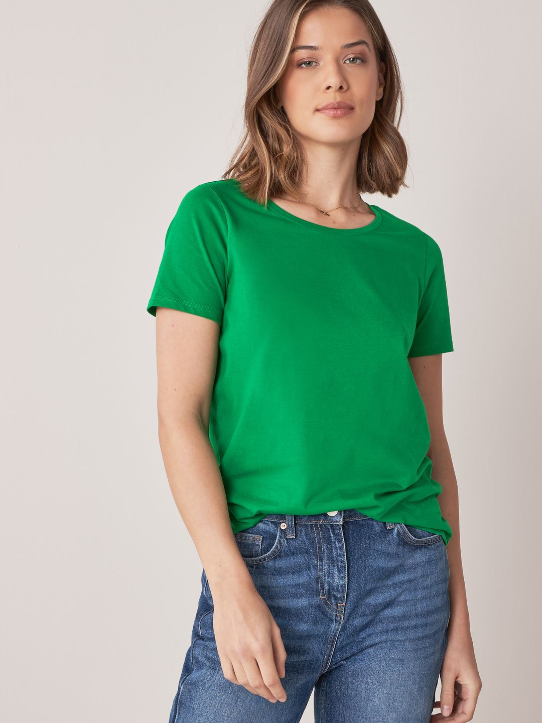 Buy NEXT Crew Neck Pure Cotton T Shirt Tshirts for Women 21193168