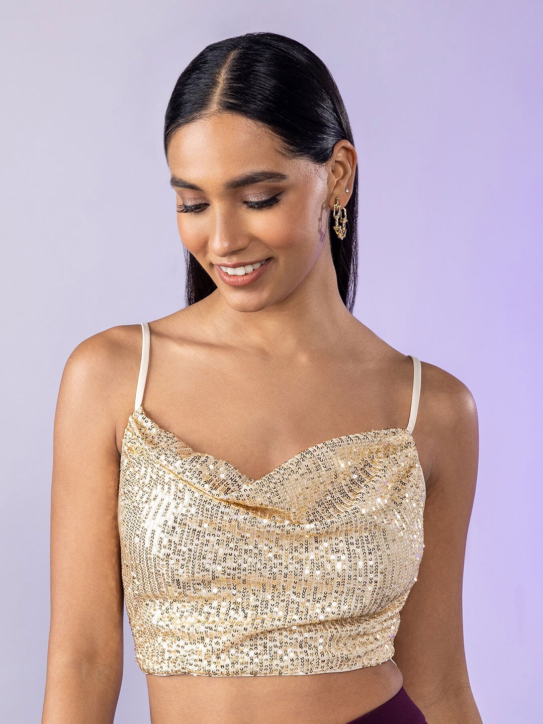 Buy 20Dresses Embellished Fitted Crop Top - Tops for Women 21201206 | Myntra