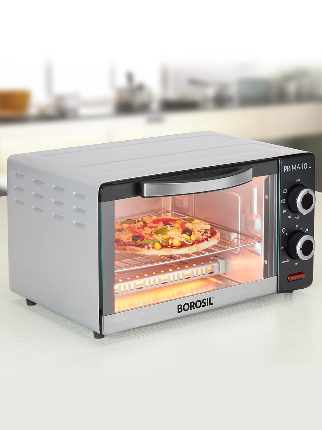 Buy BOROSIL Prima Black Oven Toaster & Grill 10 Ltrs Oven Toaster