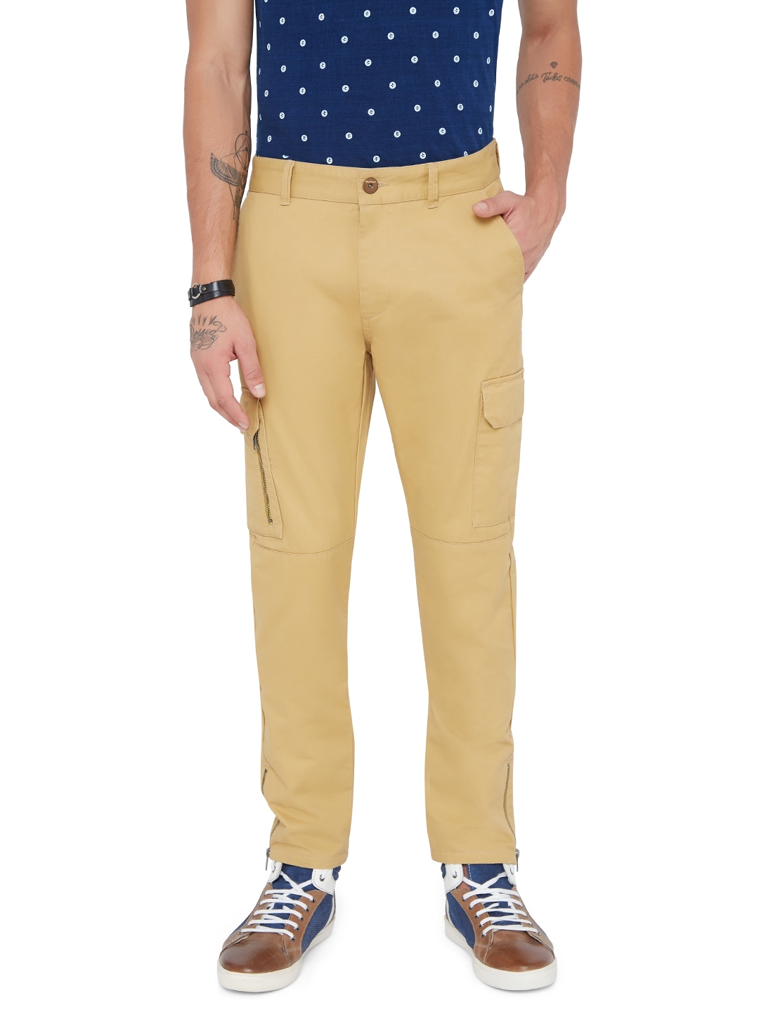 beige mens cargos