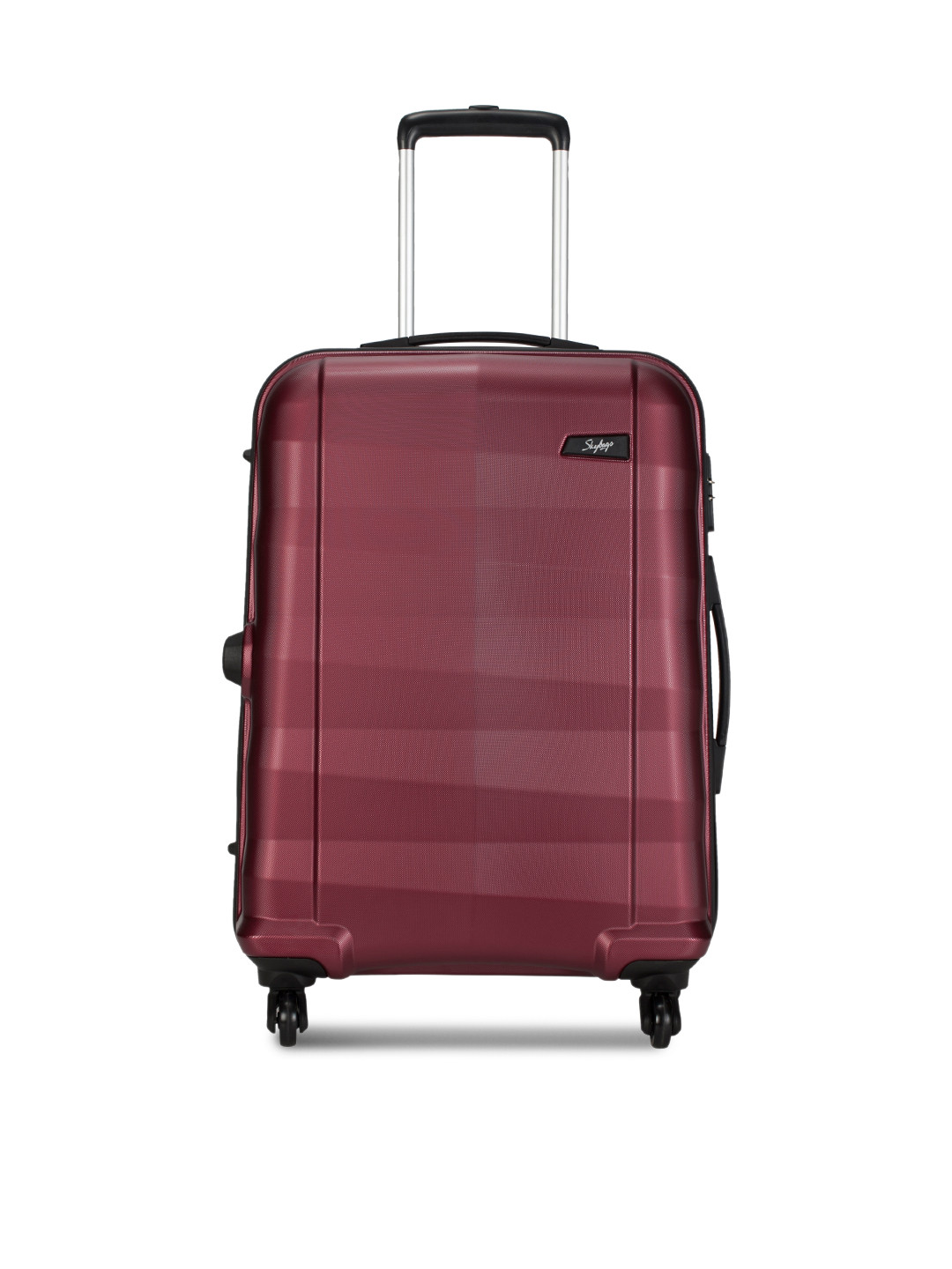 Buy Skybags Unisex Maroon Medium Trolley Suitcase Trolley Bag for