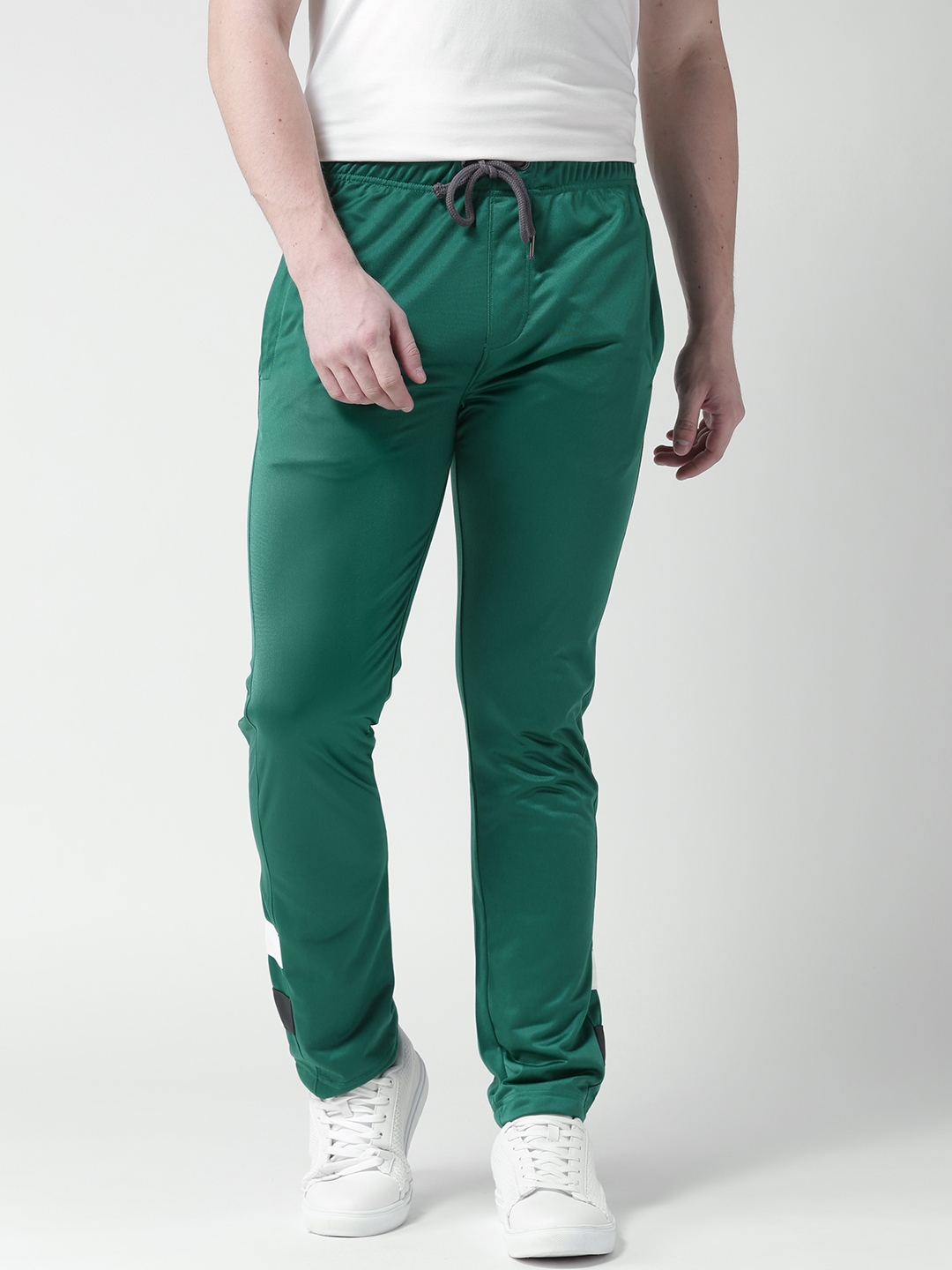 mens green track pants