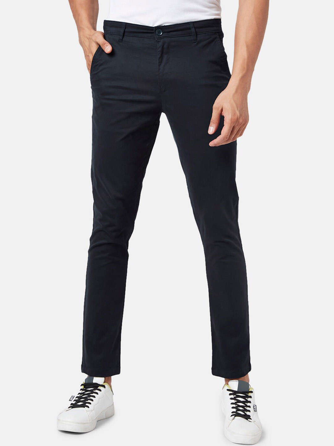 Buy BYFORD By Pantaloons Men Slim Fit Trousers Trousers for Men