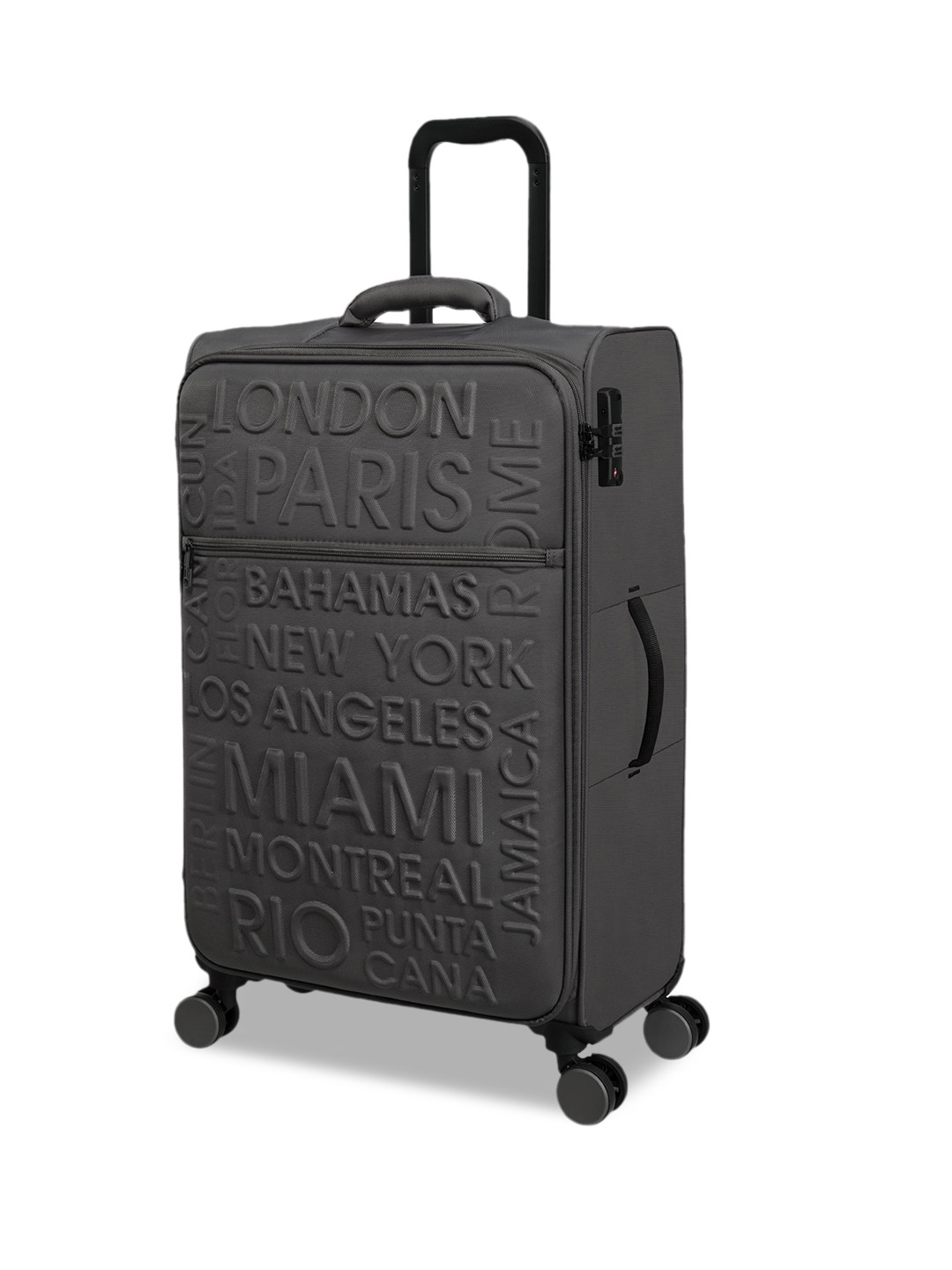 Buy IT Luggage Textured Soft Sided Trolley Bag Trolley Bag for Unisex