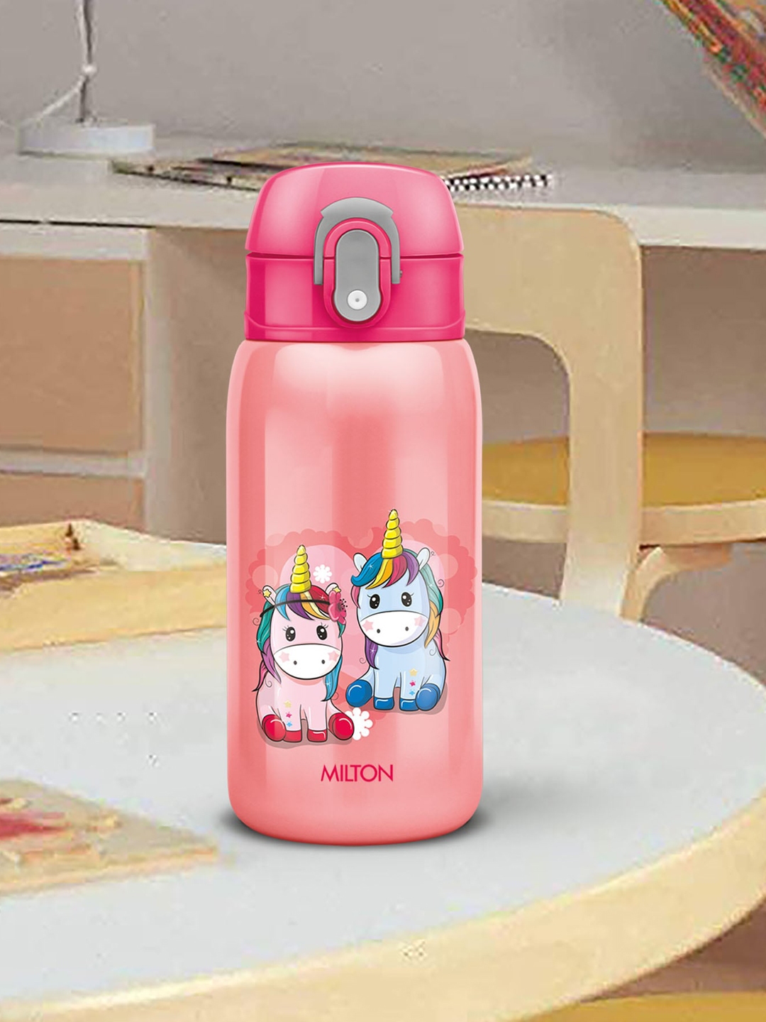 Buy Milton Jolly 375 Kids Pink Leak Proof Thermosteel Hot & Cold Sipper