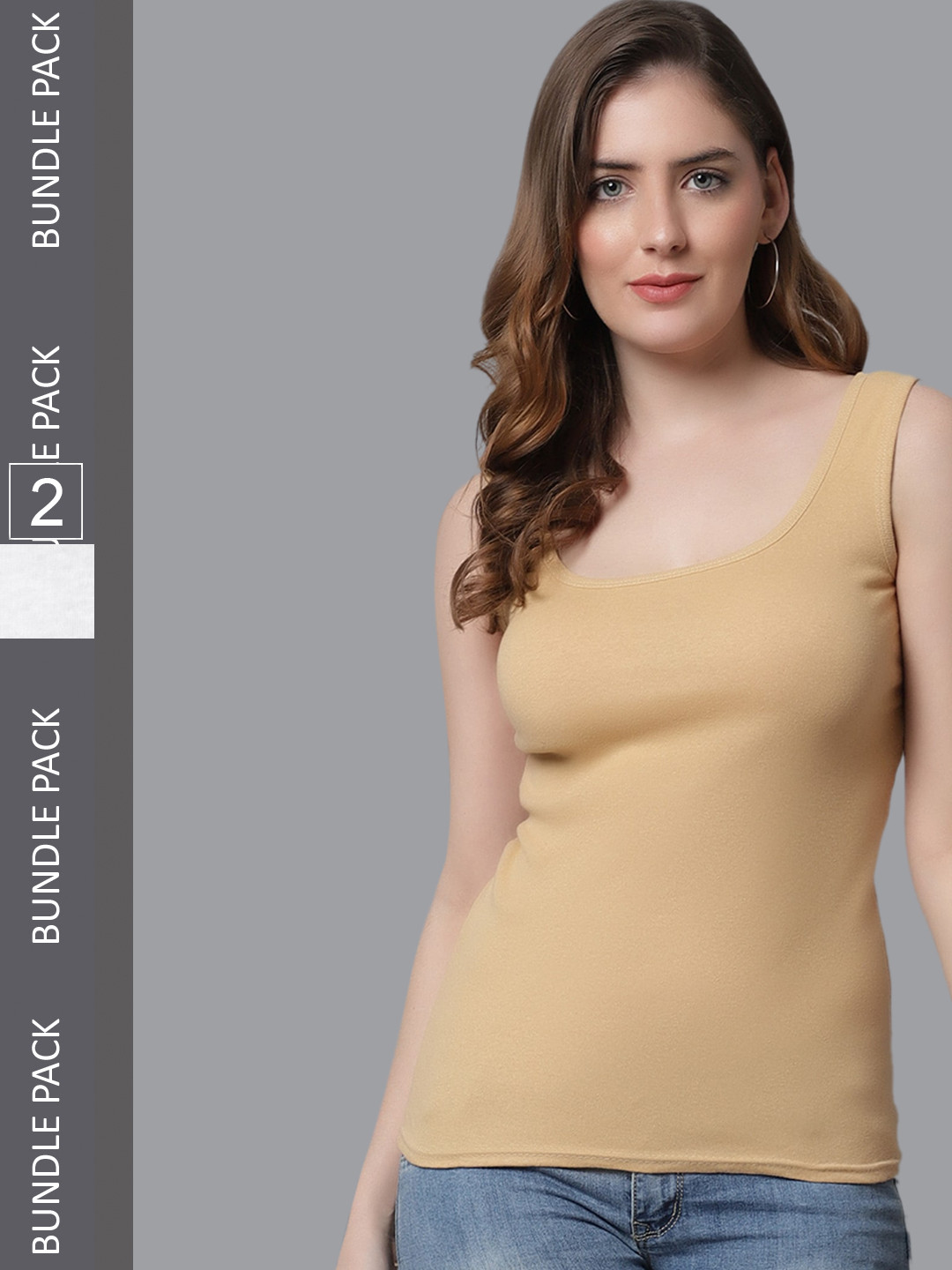 Buy KEX Women Pack Of 2 Cotton Tank Tops Camisoles for Women 21228566