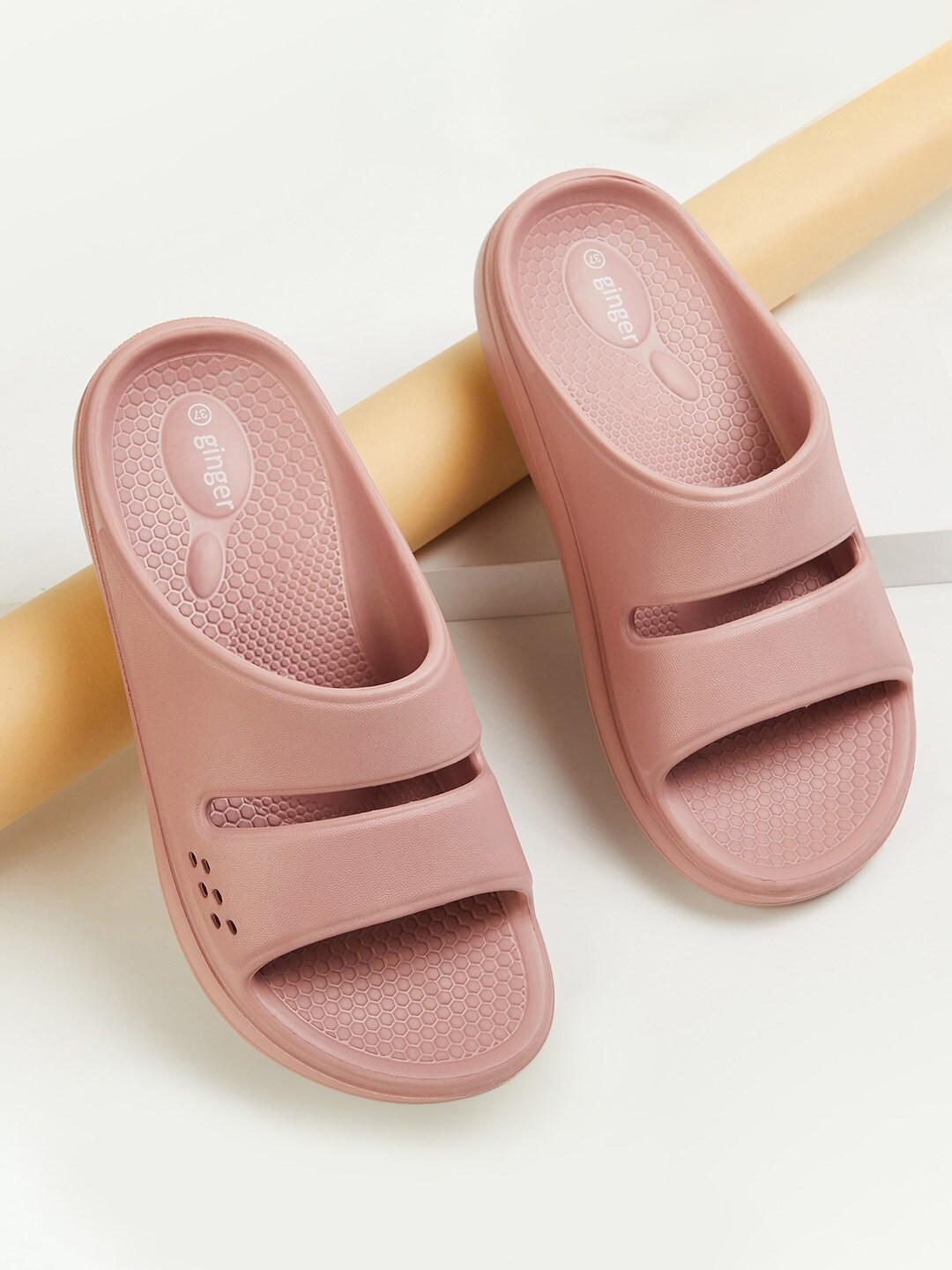 Buy Ginger By Lifestyle Women Synthetic Sliders Flip Flops for Women