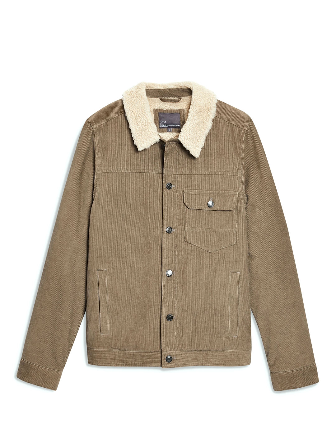 Buy Next Men Brown Solid Jacket - Jackets for Men 2123295 | Myntra