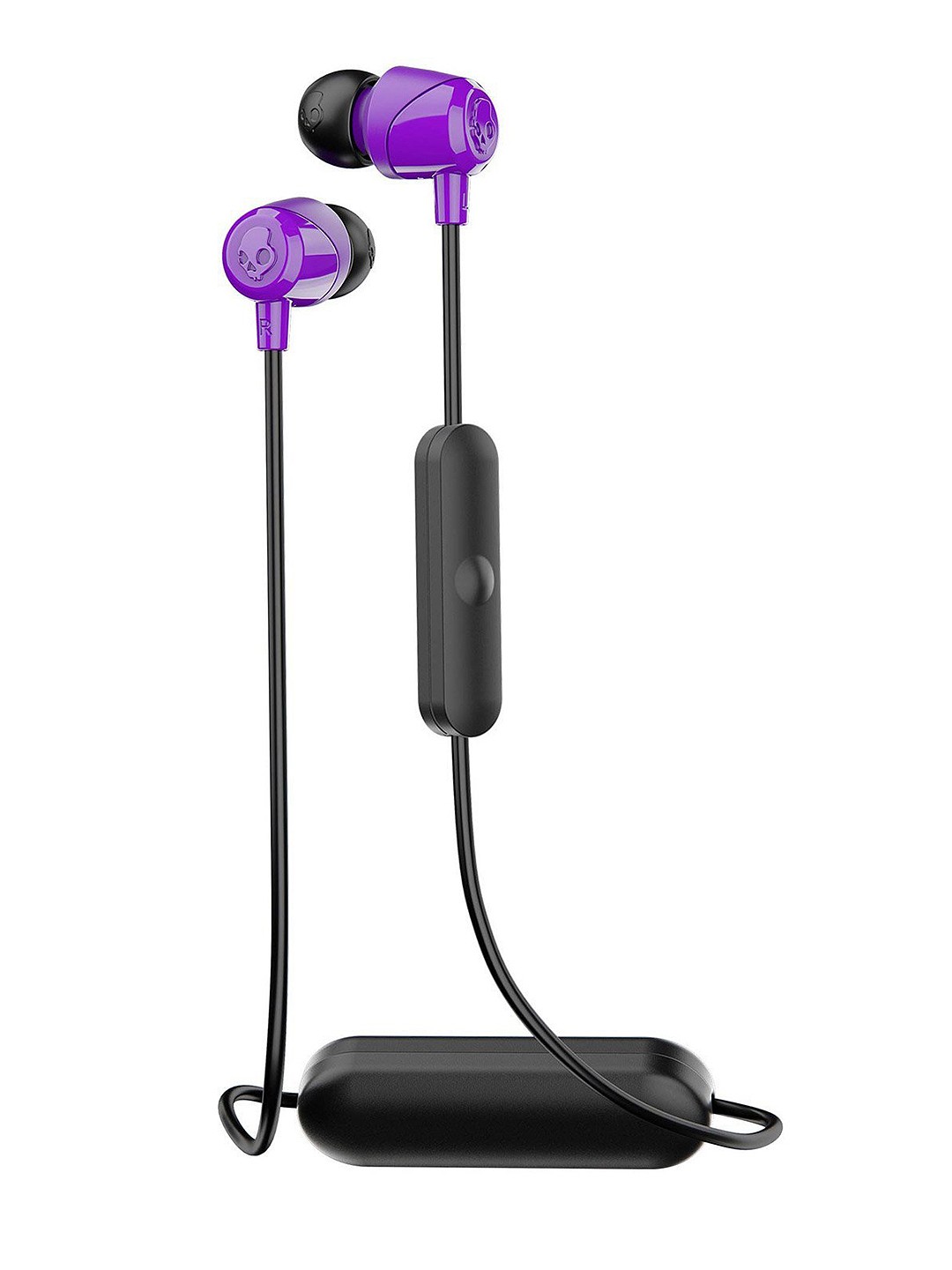 Buy Skullcandy Purple & Black Jib Wireless In Ear Earphones With Mic S2DUW K082 - Headphones for