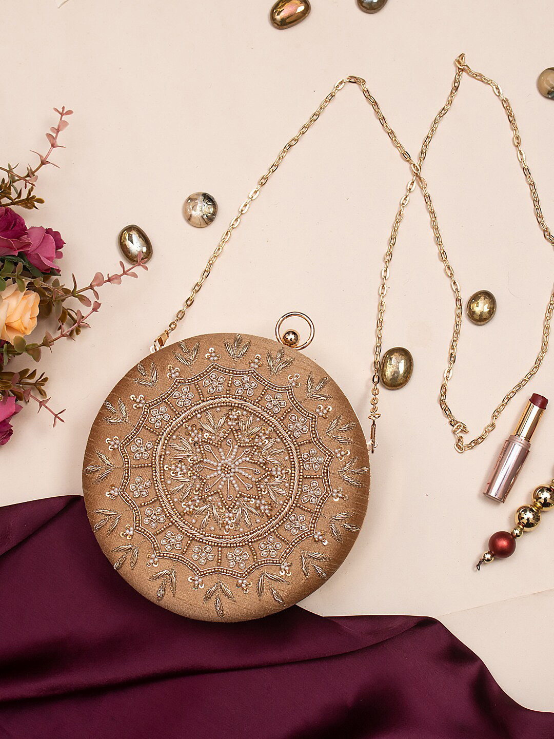 Buy Swisni Embellished Box Clutch Clutches for Women 21236926 Myntra