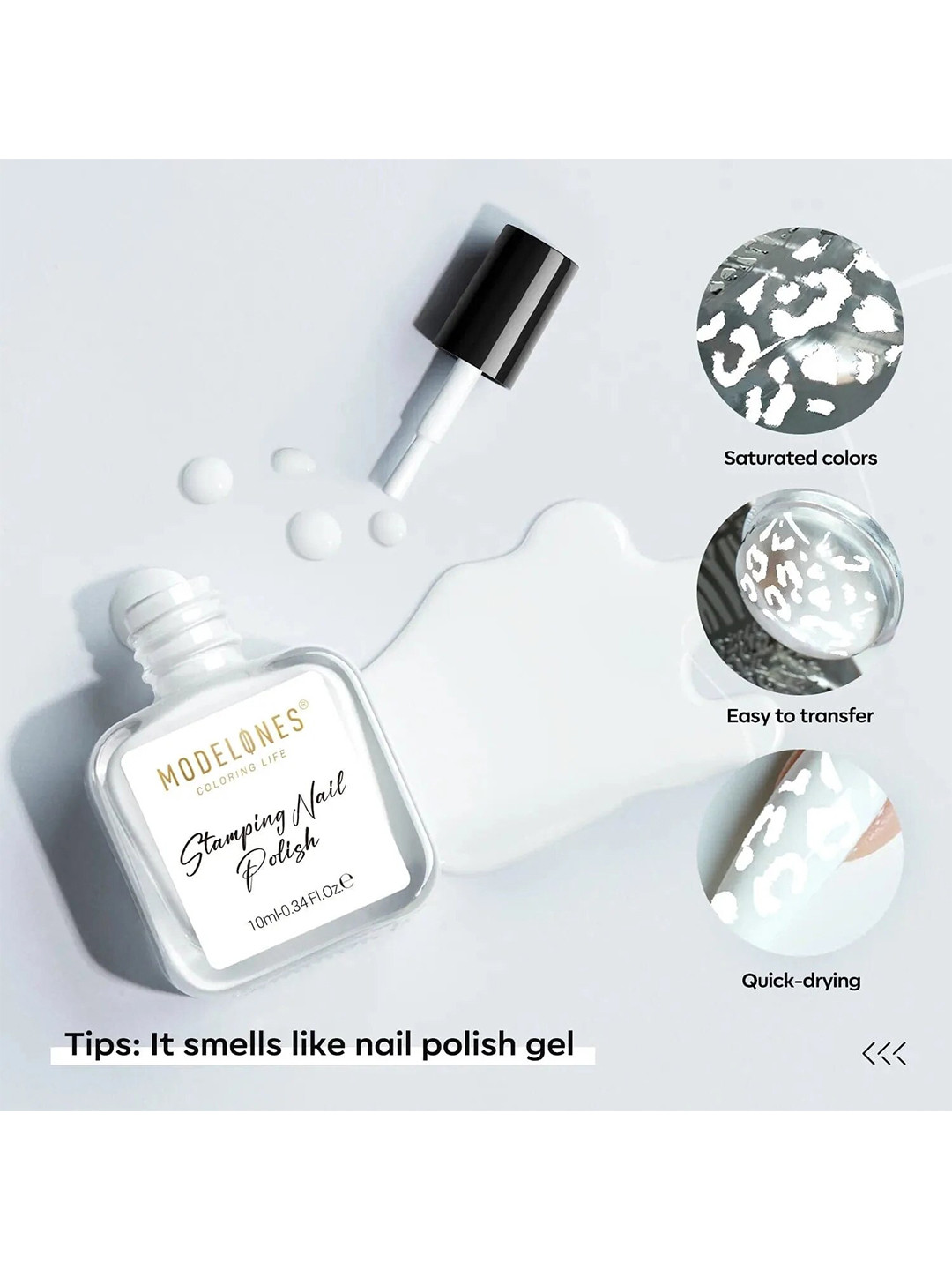 Buy Modelones Coloring Life DIY Designs Stamping Nail Polish 10 Ml